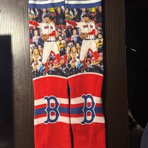 Boston Red Sox Xander Bogaerts Socks Crew Socks National Grid One Size